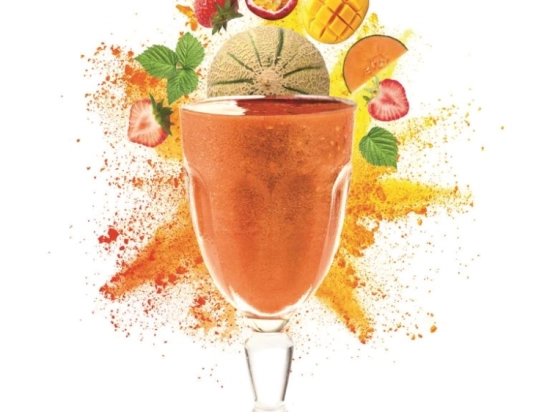 Smoothies - Crazy melon (melon, mangue, fraise, fruit de la passion) 150g x15