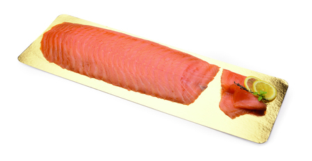 Saumon Atlantique fumé de Norvège salé sel sec prétranché ASC (0.9/1.3Kg)