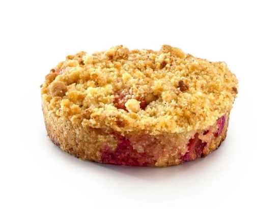 Patisseries individuelles - Sablé crumble fruits rouges 100g x24