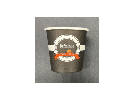Gobelet à café "DELICIOUS BLACK" 4oz 12cl (20 x50pcs) - E&C