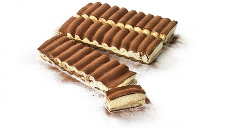 Maxi tiramisu prédécoupé en trois bandes 3.2Kg