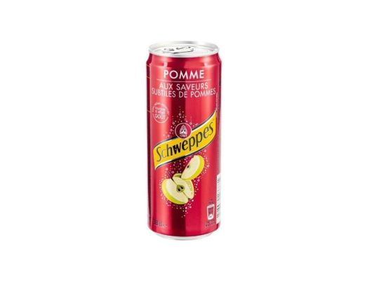 SCHWEPPES POMME (boite slim 33cl x24)