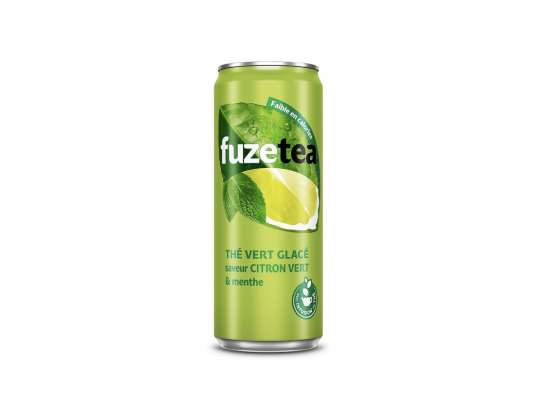 Boisson thé vert menthe citron (boite slim 33cl x24) - FUZETEA