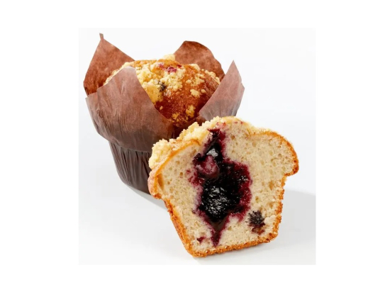 Muffin fourré myrtille individuel (130g x24) - Surgelé