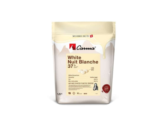 Chocolat blanc de couverture 37% paquet 1.5Kg - CARMA