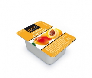Confiture d'abricot en coupelle plastique (30g x120) - mdd
