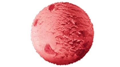 Sorbet fraise avec morceaux de fraise 5L  - Surgelé