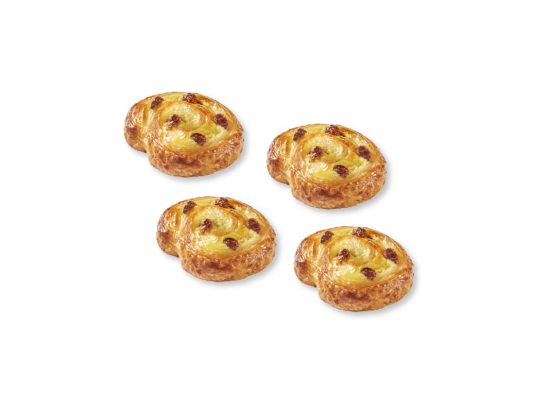 Mini pain aux raisins pur beurre 14% PAC (30g x240) - Surgelé
