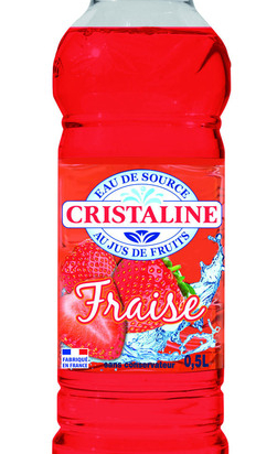 Eau de source jus fraise (PET 50cl x6) - CRISTALINE