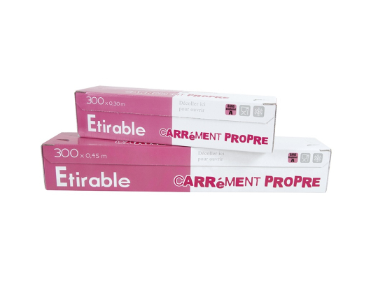 Film étirable PVC boite distributrice (0.30x300m)