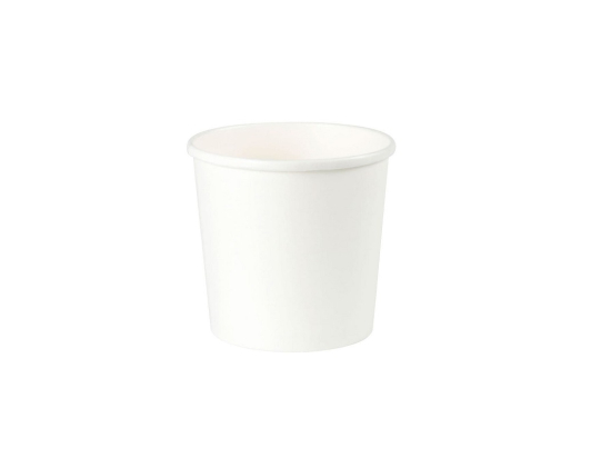 Pot carton blanc ø115mm 480ml (20 x25pcs) - E&C