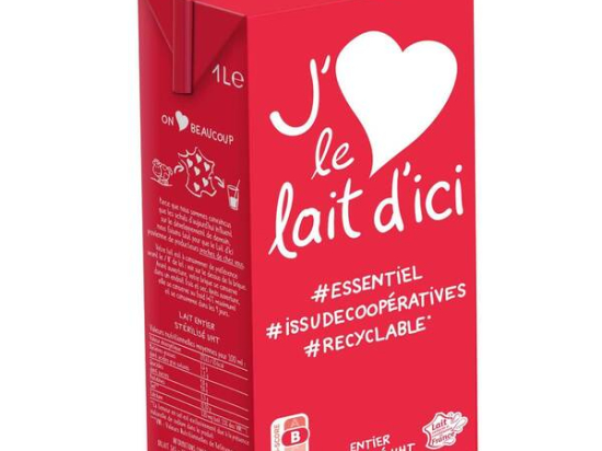 Lait entier UHT LFR 1L