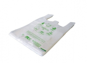 Sac à bretelles transparent biodégradable 24x45x14cm sachet (100U)x4 - PUBLI EMBAL