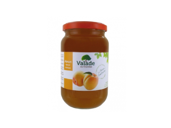 Confiture abricot bocal 450g - VALADE EN CORRÈZE