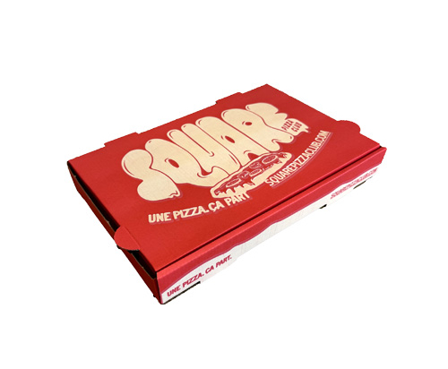 Boîtes à pizza square pizza club (20x30cm)  x100pcs - SQUARE PIZZA CLUB