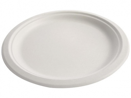 Assiette ronde pulpe blanche Ø260mm (260x25mm) [500 (20x25)]