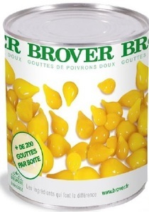 Goutte de poivron jaune doux 4/4 - BROVER