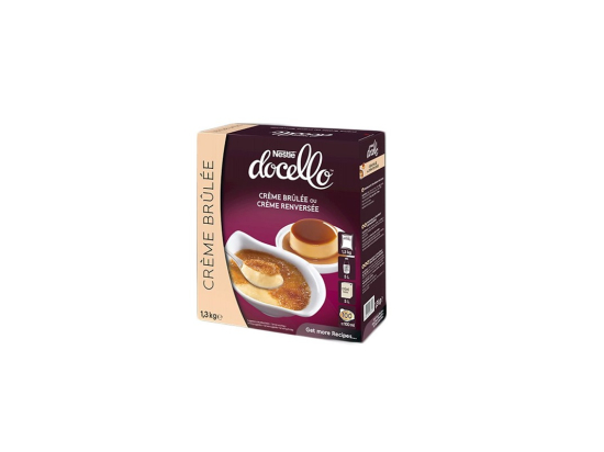 Préparation crème renversée brulee (boite 1.3Kg /100P) - DOCELLO