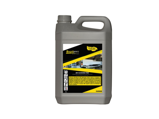 Détergent bactéricide BACYDE + PAE 3D CUISINE bidon 5L - FIRST CLEAN