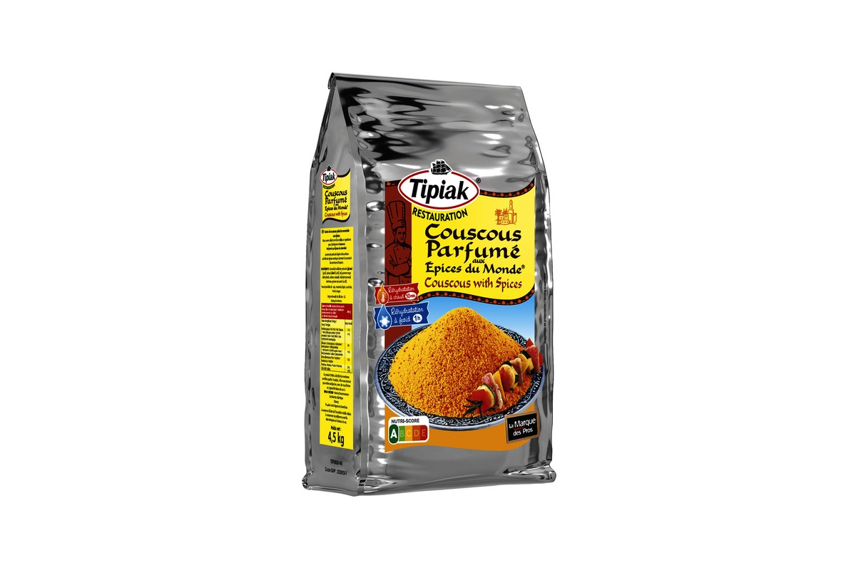Couscous parfum épices du monde sac 4.5Kg TIPIAK