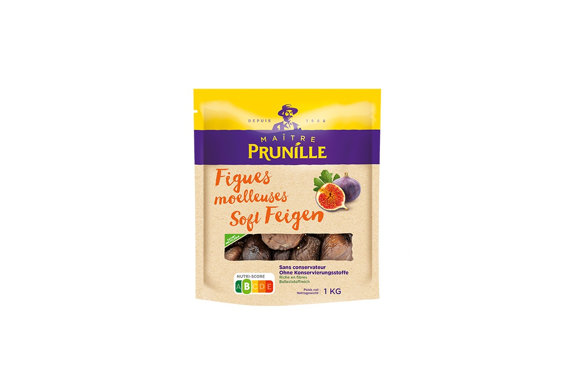 Figue moelleuse sachet refermable 1Kg - MAITRE PRUNILLE