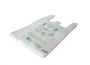 Sac bretelles transparent biod gradable 24x45x14cm sachet 200U x5 PUBLI EMBAL