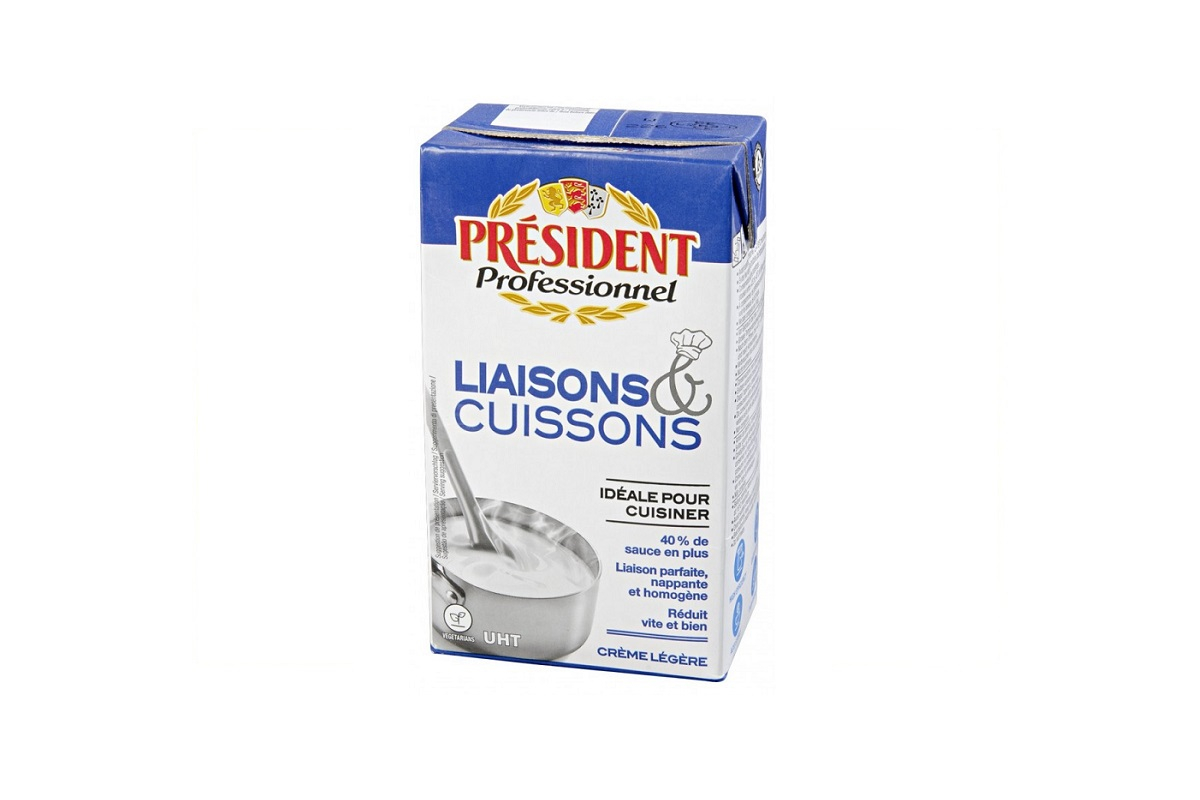 CREME UHT PRESIDENT LEGERE LIASON ET CUISSOL 1L