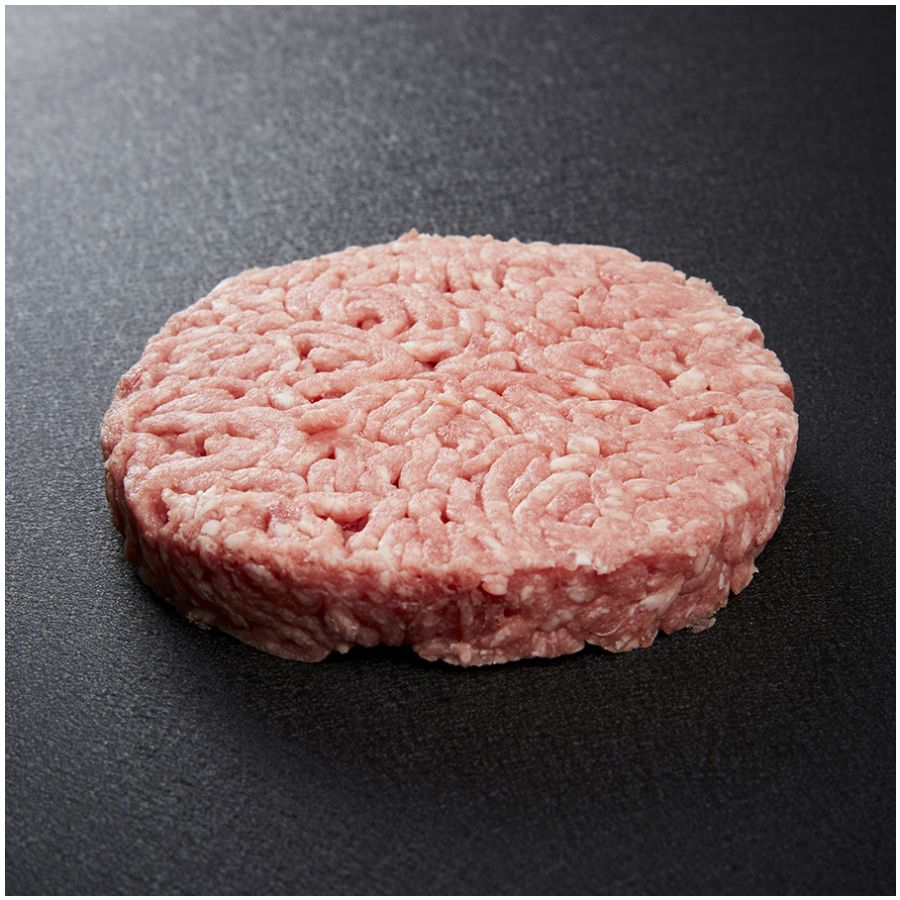 Steak haché de boeuf façon bouchère Black Angus rond 20Mg (150g x20) UE Surgelé par