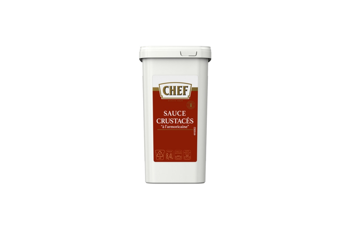 Sauce crustacés à l'armoricaine boite (960g x6) +/- 8.4L de préparation -  CHEF
