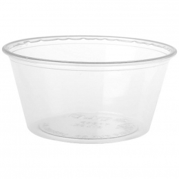 Mini pot PET transparent 95 ml - 4 oz  [2500 (10x250)] (couvercle associe : 09POTL3) (saladier bol)