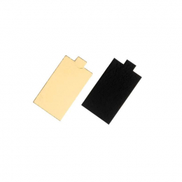 Rectangle or & noir 9.5x5.6cm (200U) - NORDIA