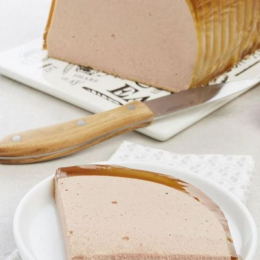 Crème de foie de porc supérieur sans barde demi-lune s/v 2.1Kg VPF