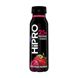 Yaourt à boire protéiné fraise framboise 0%Mg 300g - HI PRO