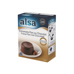 Préparation entremet flan chocolat boite 1100g /100P - ALSA