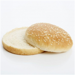 Pain burger géant au sésame prétranché cuit Ø11.6cm (85g x30) - HARRY'S