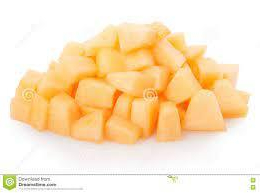 Melon cube Cantaloup (Orange)