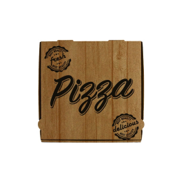 Boite à pizza 29x29x4cm (100U) - WOODBOX