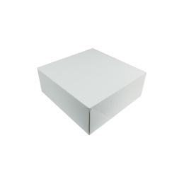 Boite patissière blanche 32x32x8cm (25U)