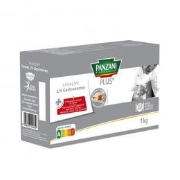 Pates lasagne 1/4 gastronorme (paquet 1Kg x9) - PANZANI PLUS