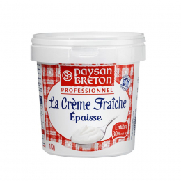 Crème fraiche épaisse 30%Mg pasteurisée seau 1L - PAYSAN BRETON