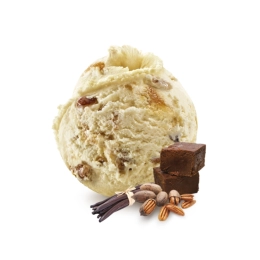 Glace - Vanille pécan fudge 2.5L x1