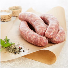 Saucisse pur porc boyau naturel (130g env x10) s/at VPF