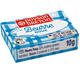 Beurre micro doux (10g x100) - PAYSAN BRETON
