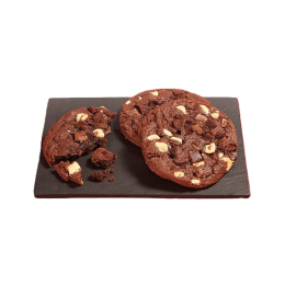 Maxi cookie 3 chocolats Ø10.5cm (76g x34) - mdd - Surgelé
