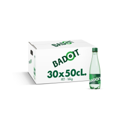 Eau minérale naturelle gazeuse (PET 50cl x30) - BADOIT