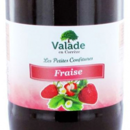 Confiture extra de fraise 45% pot 1Kg - VALADE