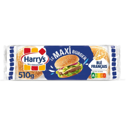 Pain géant au sésame spécial hamburger (85g x6x5) - HARRY'S