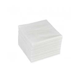 Serviettes cocktail 20x20cm couleur blanc qualité double point (2400pcs)