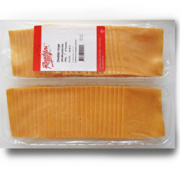 Cheddar rouge tranché 34.5%Mg 9x9cm (20g x50)