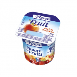 Yaourt brassé aux fruits lait partiellement écrémé (125g x4) - NOVA